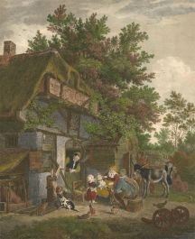 Woollett and Browne after Cornelius Dusart - 1765 Engraving, The Cottagers