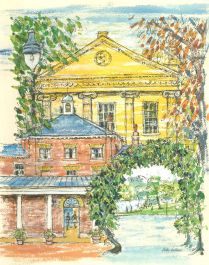 Peter Collins ARCA - 20th Century Watercolour, Georgian Hall