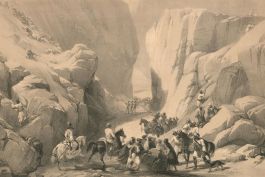 Early 20th Century Lithograph - Under Attack