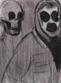 Joyce Moore - 20th Century Pastel, Death Behind You