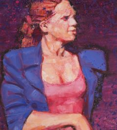 Clifford Hanley (1948-2021) - 2014 Oil, A Lightness