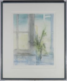 D. Wilkinson  - 20th Century Aquatint, Wild Montbretia