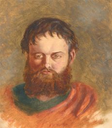 Early 20th Century Oil - The Saint
