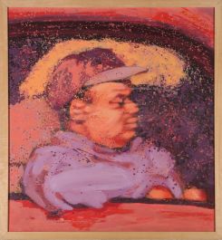 Clifford Hanley (1948-2021) - 1994 Oil, Breakup Lippy