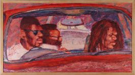 Clifford Hanley (1948-2021) - Framed 1992 Oil, A Family Affair
