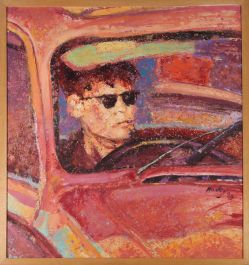 Clifford Hanley (1948-2021) - Framed 1993 Oil, Traffic For Days