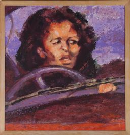 Clifford Hanley (1948-2021) - 2004 Oil, Dark Lady