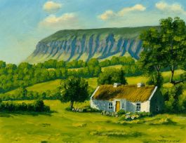 David K. Smyth - 1972 Oil, The Thatched Lodge