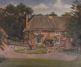 Kingsley Sutton FRSA (1907-1976) - 1968 Oil, House Proud