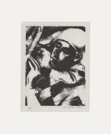 Fred Fowler - 1990 Lithograph, At Rest