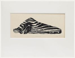 Angela Lemaire (1944-2025) - Contemporary Woodcut, Driftwood