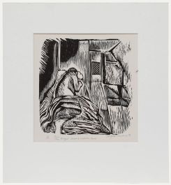 Angela Lemaire (1944-2025) - 2010 Woodcut, The Plague