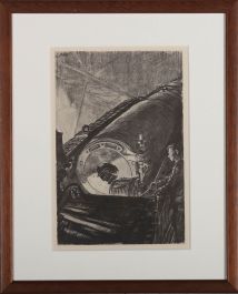 Sir David Muirhead Bone (1876-1953) - 1917 Lithograph, Night Work
