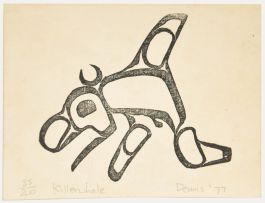 Danny Dennis - 1977 Serigraph, Killer Whale