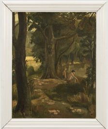 Zelma Blakely (1921-1979) - Mid 20th Century Oil, Summer Swimming