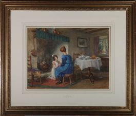 George Sheridan Knowles (1863-1931) - Framed Watercolour, Mother