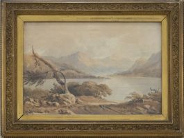 Charlotte Somerville After Copley Fielding (1787-1855) - Watercolour, Loch
