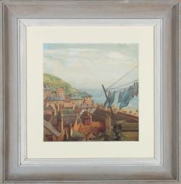 G.E Breary - Mid 20th Century Watercolour, Wash Day