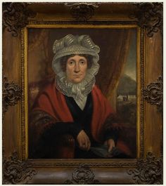 c.1840 Oil - The Lady Of The Estate