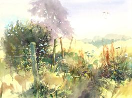 Wendy Jelbert - Contemporary Watercolour, The Meadow