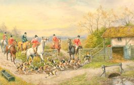 Wilfred Knox (1884-1966)  - Early 20th Century Watercolour, On the Scent