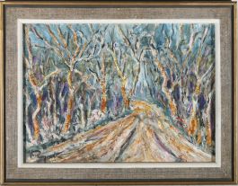 W. Rogdurski  - Mid 20th Century Oil, Droga Do Grabowa