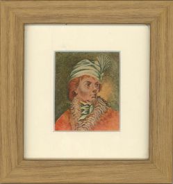c.1930 Watercolour - Portrait Thaddeus Koscruszkoi
