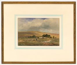 Wycliffe Egginton (1875-1951) - Framed Watercolour, Crossing the Common
