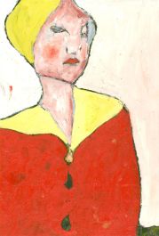 Ben Carrivick - Contemporary Oil, Red Coat
