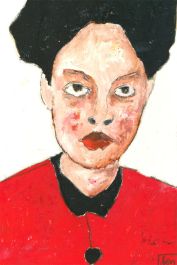 Ben Carrivick - Contemporary Oil, Red Coat