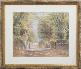 Arthur Miles RI (1905-1987) - Framed 1976 Watercolour, Spring in the Suburbs