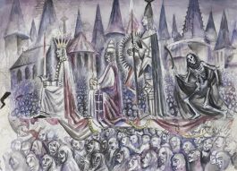 Helen Steinthal (1911-1991) - 20th Century Watercolour, A Doomed Parade