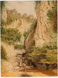19th Century Oil - The Waterfall