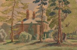 John Mace RBA (1889-1952) - Early 20th Century Watercolour, Thoxton House