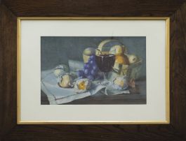 Mid 20th Century Watercolour - The Perfect Picnic
