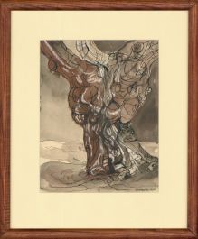 Sophie Macmillan  - 1995 Pen and Ink Drawing, Sycamore Tree