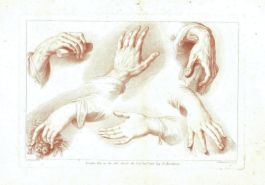 Francesco Bartolozzi RA (1727-1815) - 18th Century Engraving, Hand Studies
