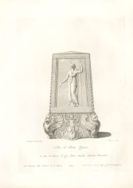 Zanetti's Ancient Statues - 18th Century Engraving, Altar of an Egyptian Deity