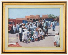 1998 Oil - Marrakesh Market