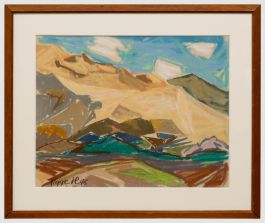 Figge Holgren (1875-1969) - 1948 Pastel, Rocks