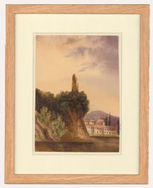 Follower of Simeon Fort (1793-1861) - 19th Century Watercolour, Cliff Ruins
