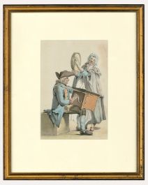Style of David Allan (1744-1796) - 19th Century Watercolour, Street Musicians