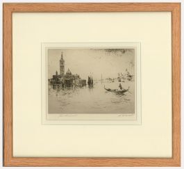 Walter H. Sweet & John Shapland - Early 20th Century Etching, The Grand Canal