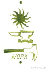 Isabelle Mulvany - 2023 Gouache, Work