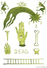 Isabelle Mulvany - 2023 Gouache, Dead