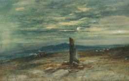 Thomas Binmore - Early 20th Century Watercolour, Highland Homestead