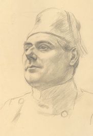 Ernest Procter (1886-1935) - 1995 Graphite Drawing, Man in Uniform