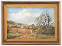 William Henry Archibald Constantine - Mid 20th Century Oil, The Farm in Autumn