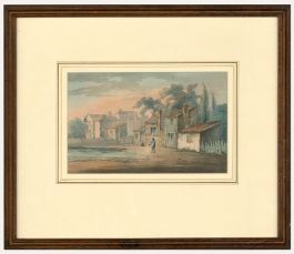 English School Early 19th Century Watercolour - An Afternoon Stroll