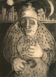 Karel Lek (1929-2020) - Mid 20th Century Etching, The Clown
